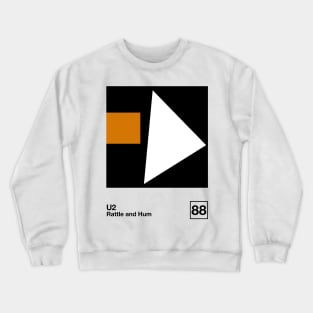 Rattle And Hum / Minimalist Style Graphic Poster Design Crewneck Sweatshirt